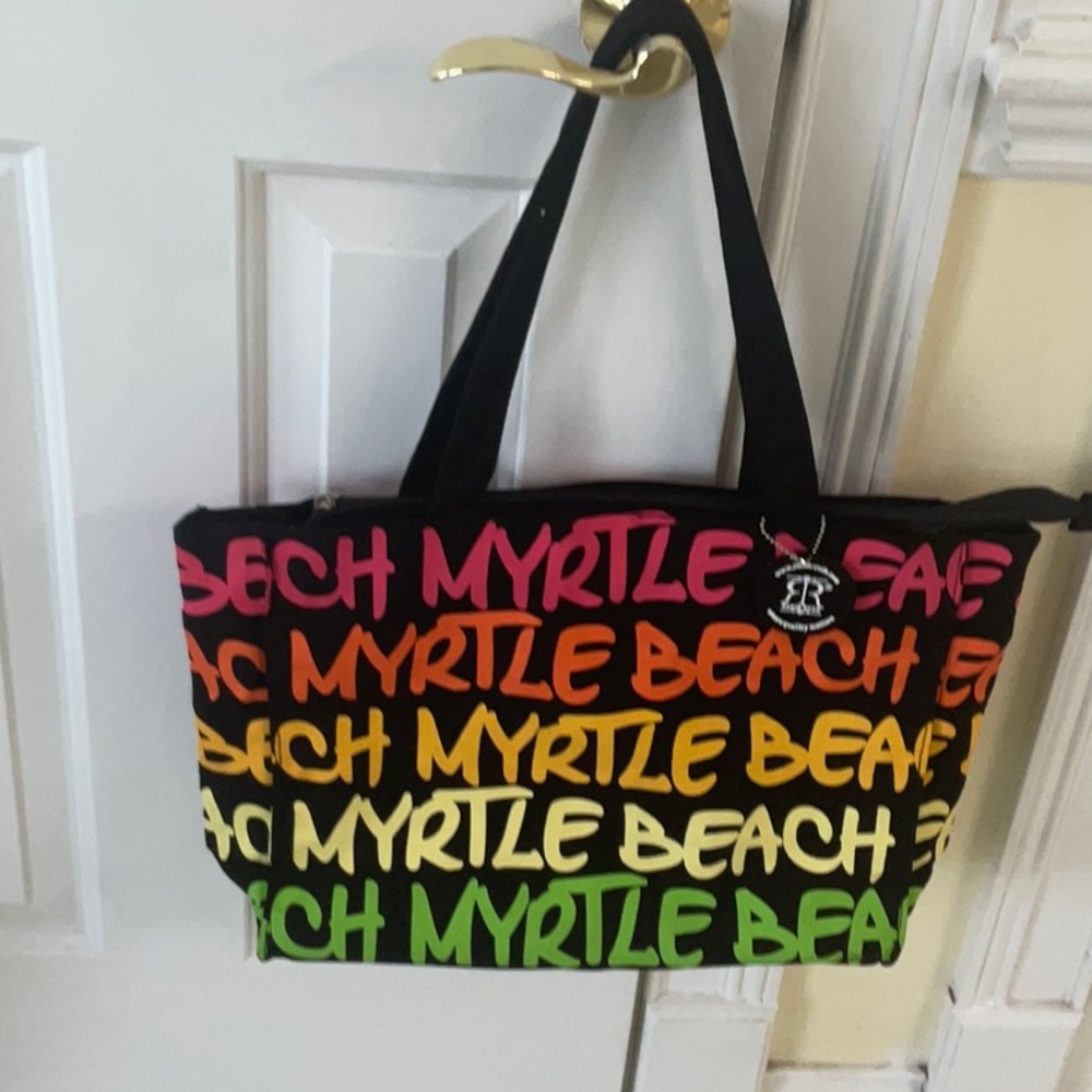 Myrtle Beach Multicolor Graphic Tote - Picture 2 of 3